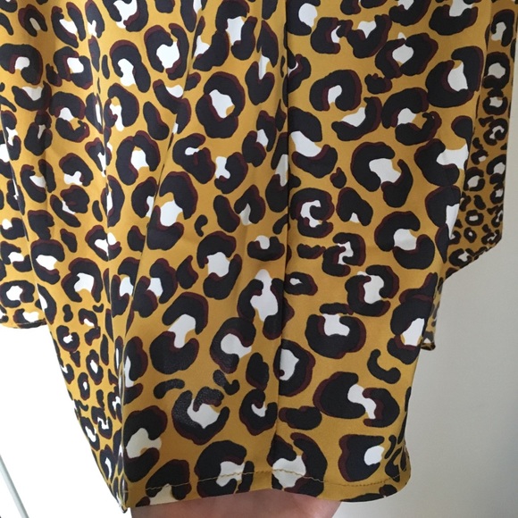 2/$12! Who What Wear Leopard Print Midi Skirt - Picture 4 of 15